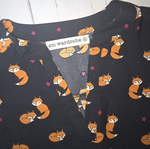SM Wardrobe Black Fox Shirt - Picture 5 of 8